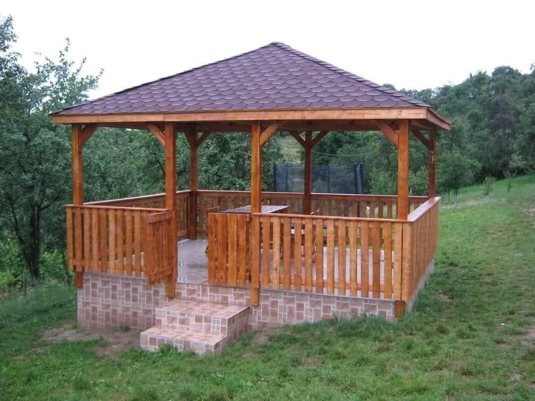 Foișoare terase pergole din lemn