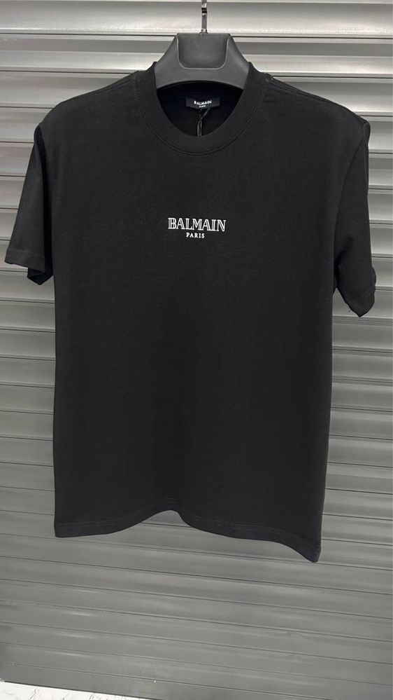 Tricou Balmain - Alb | Negru - calitate PREMIUM
