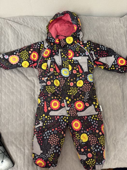 Зимний комбинезон для девочки 80-86