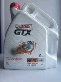 Акция цена за 2 канистры !!! Моторное масло Castrol GTX  5W40 A3/B4