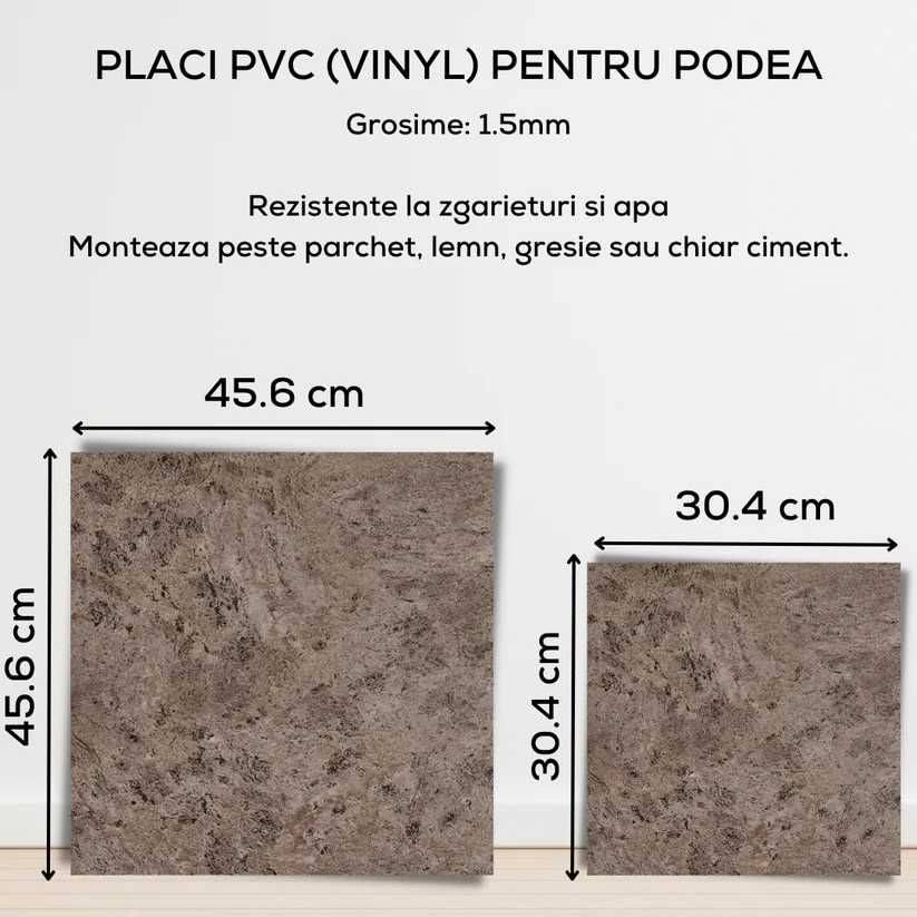 Placi PVC Podea Autoadezive stil Marmura