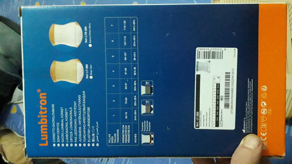 Centura orteza lombara Orliman