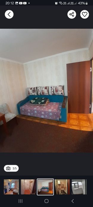 1комн.3этаж.мкрАкмечеть28дом