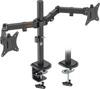 Suport birou 2 monitoare 13-32" dublu-articulat, pivotant de la 250RON