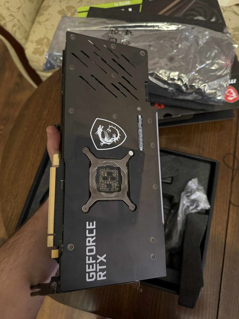 Видеокарта RTX 3070 TI MSI GAMING X TRIO