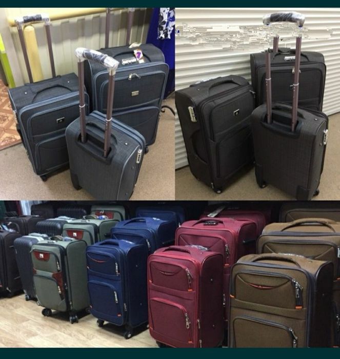 Чемоданы матерчатые очень лёгкий для поездки