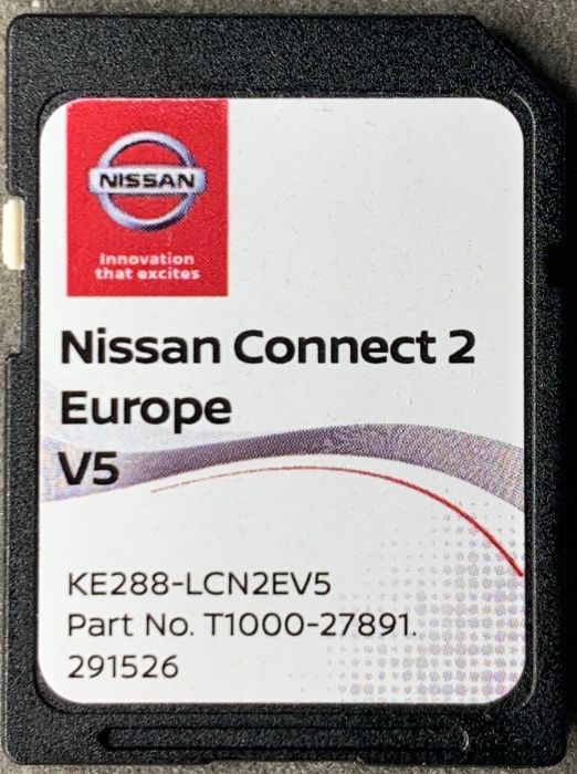 New Nissan Connect 2 V6 Sd Card 2024 Нисан Сд Карта Навигационна Карта