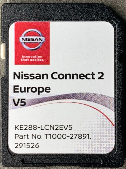 New Nissan Connect 2 V6 Sd Card 2023 Нисан Сд Карта Навигационна Карта