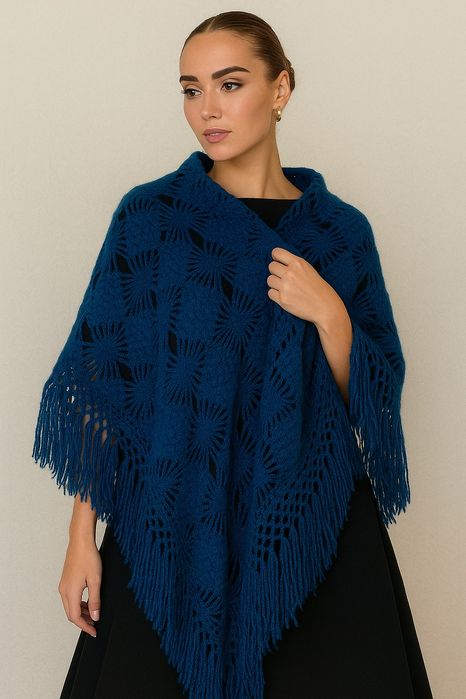 Роскошная шаль, тёплая и стильная