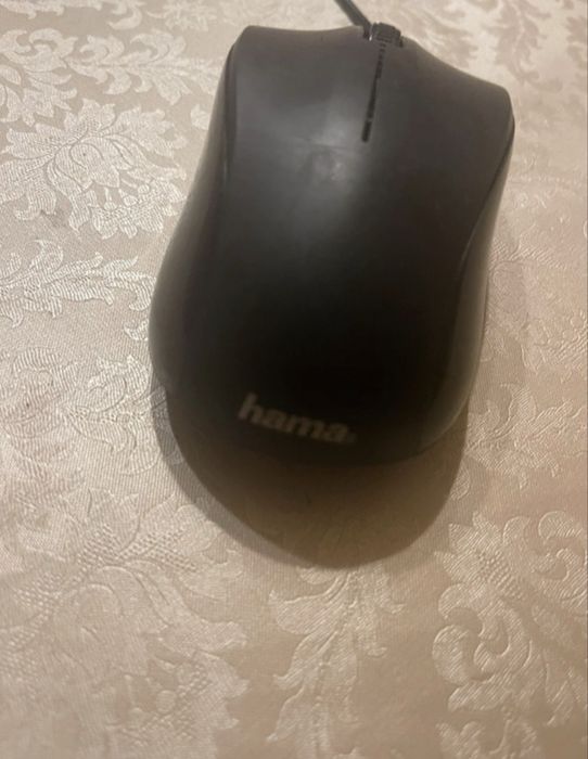 Mouse hama negru cu cablu