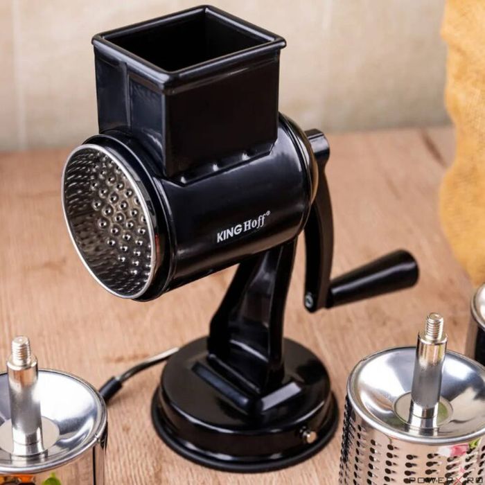 Masina manuala, 5 insertii pentru tocat legume, prindere prin ventuza,