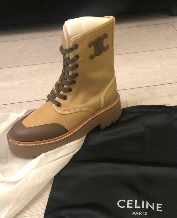 Боти Celine естествена кожа