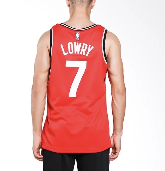 Nike NBA #7 Kyle Lowry Toronto Raptors Icon Edition Swingman Jersey