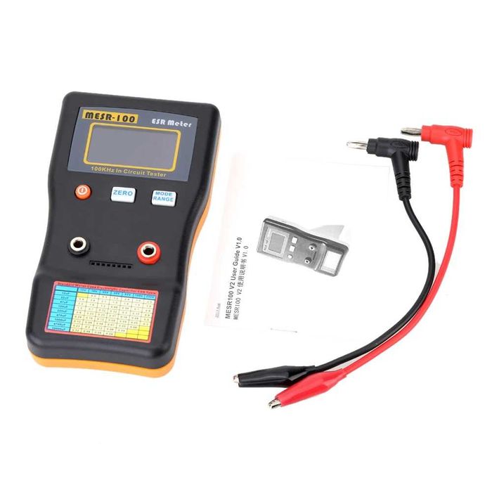 MESR 100 V2 ESR tester condensator aflat in circuit