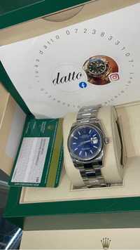 Rolex datejust 36 NEW MODEL 2021 Blue navy Monogram dial