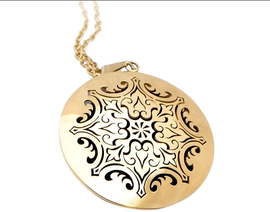 Colier pandativ aur 14k difuzare parfum Marab