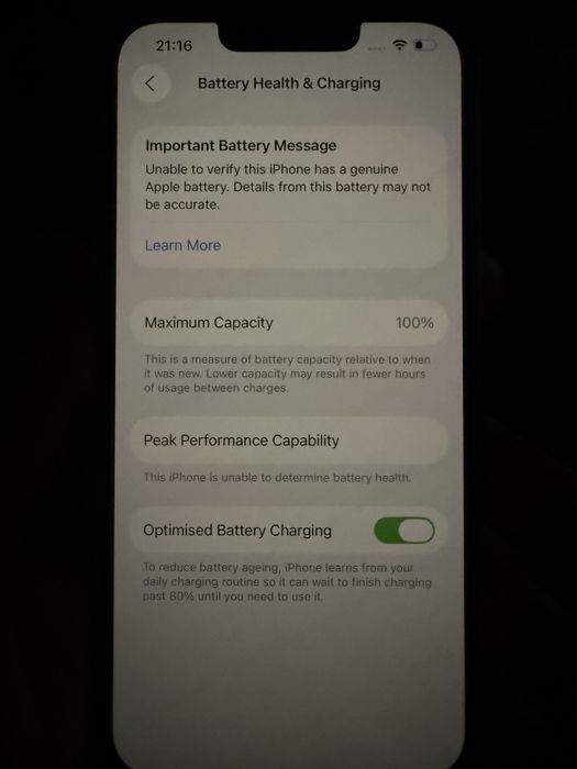 iPhone 14 Mov 128 GB 100% | ca NOU |