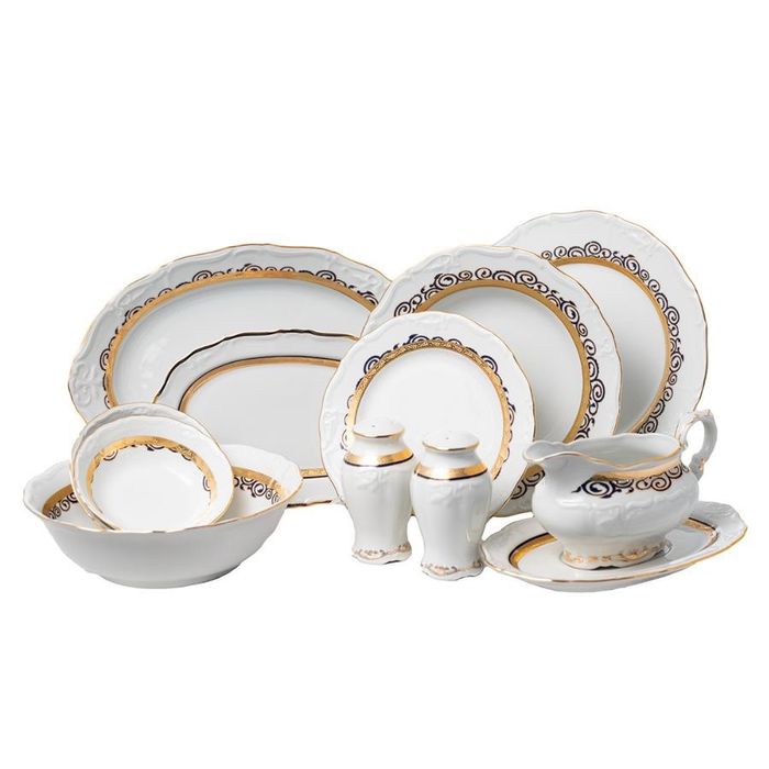 Serviciu de masa portelan Bohemia-12 persoane-45 piese