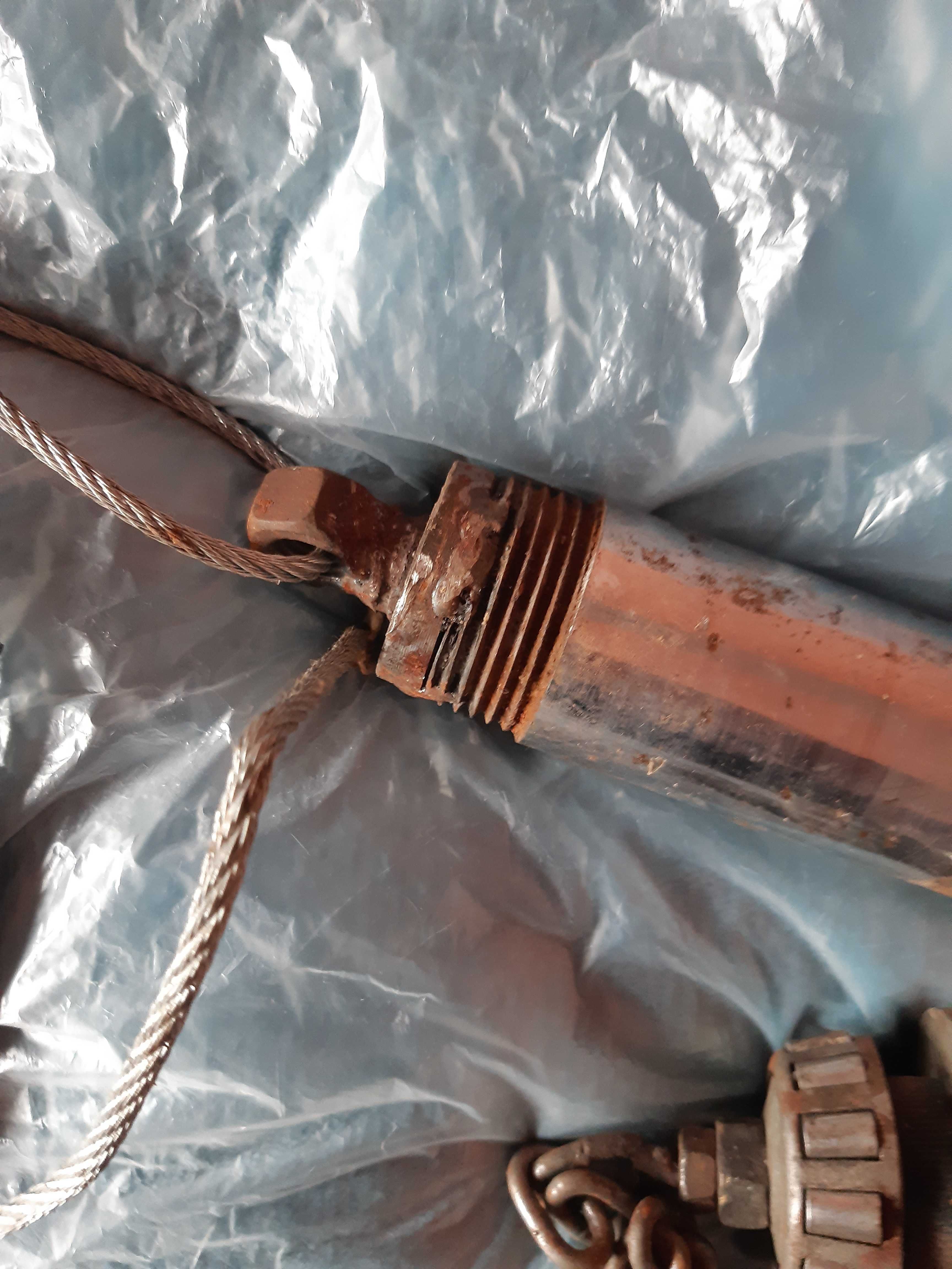 Тежест за почистване на комин с верига,стоманено въже и приставка