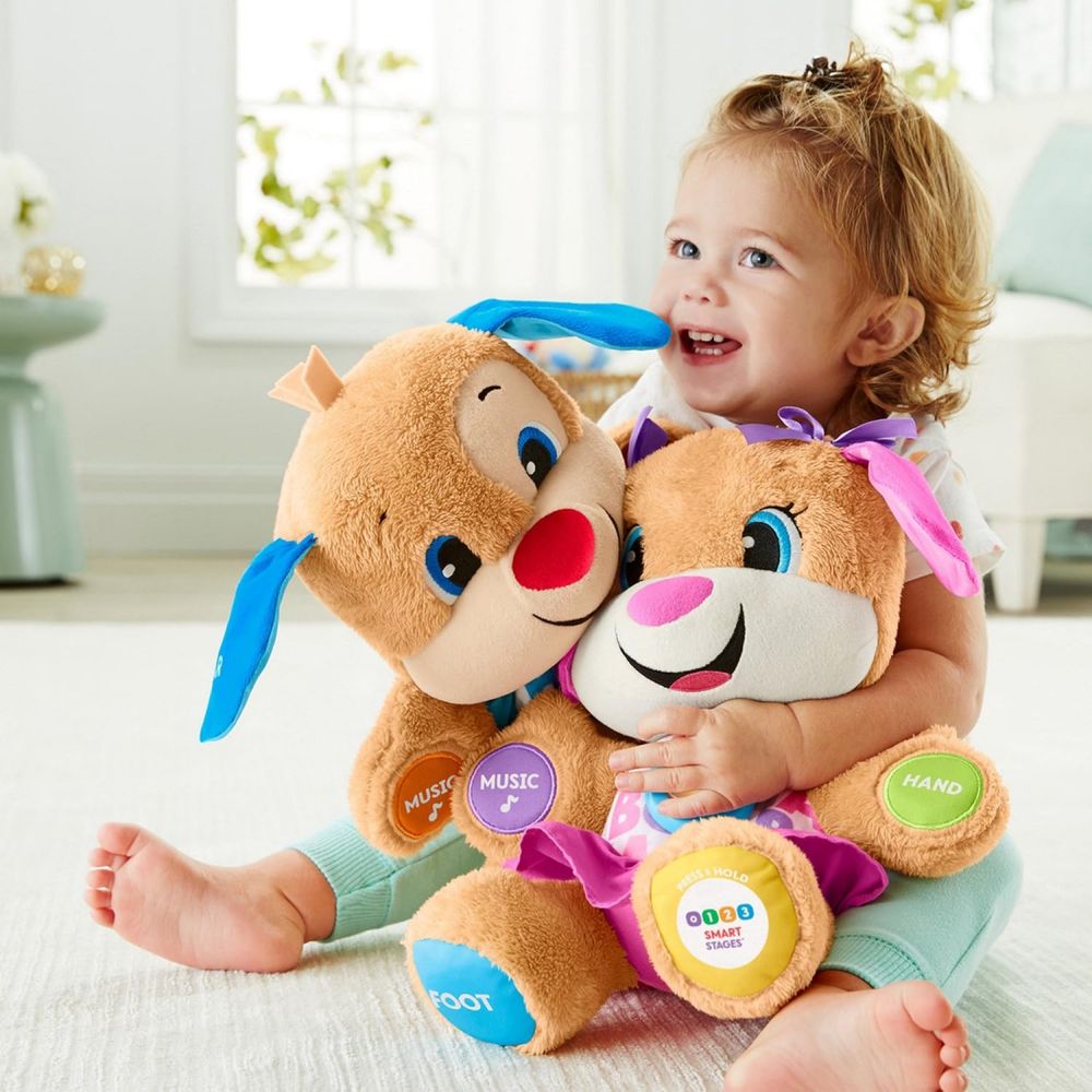 Fisher-Price «Смейся и учись», интерактивная плюшевая собака с музыкой