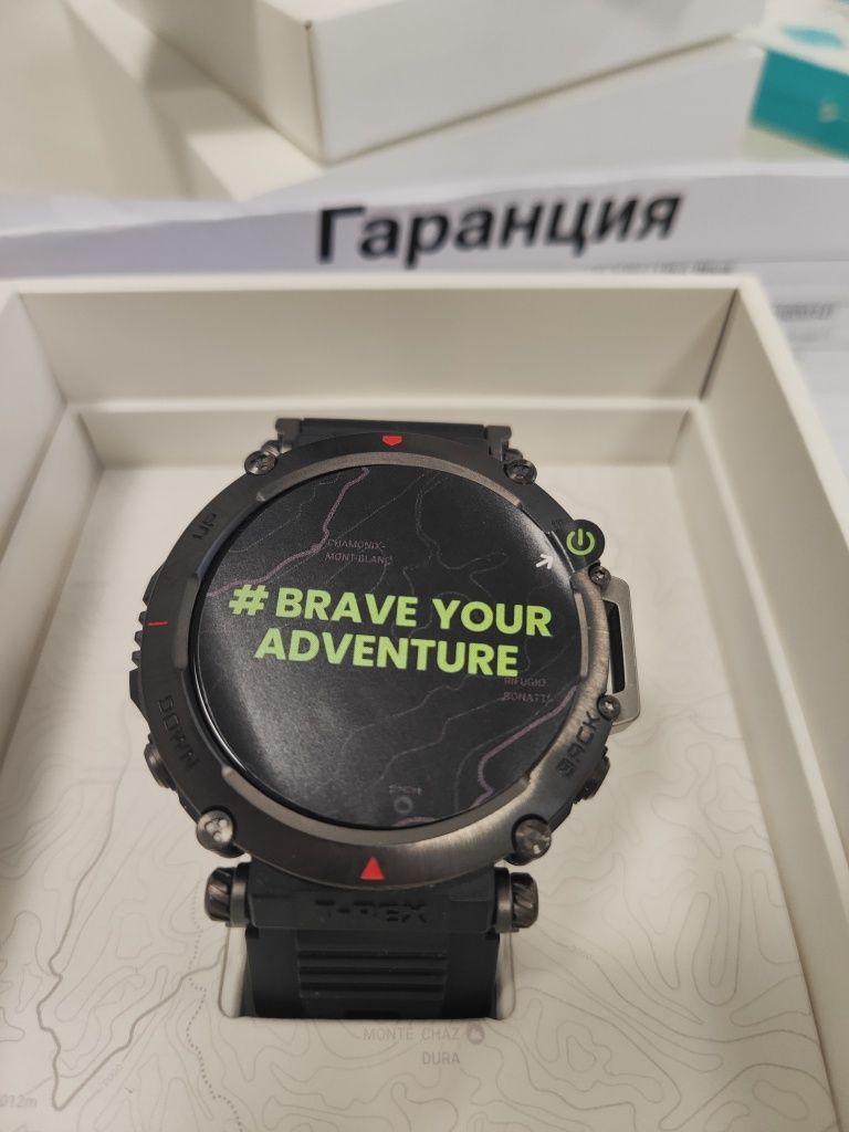 Смарт часовник Amazfit T-Rex Ultra, Abyss Black