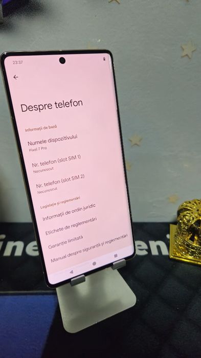 Google Pixel 7 PRO 128GB 12 GB Ram.Preṭ fix Ca Nou!