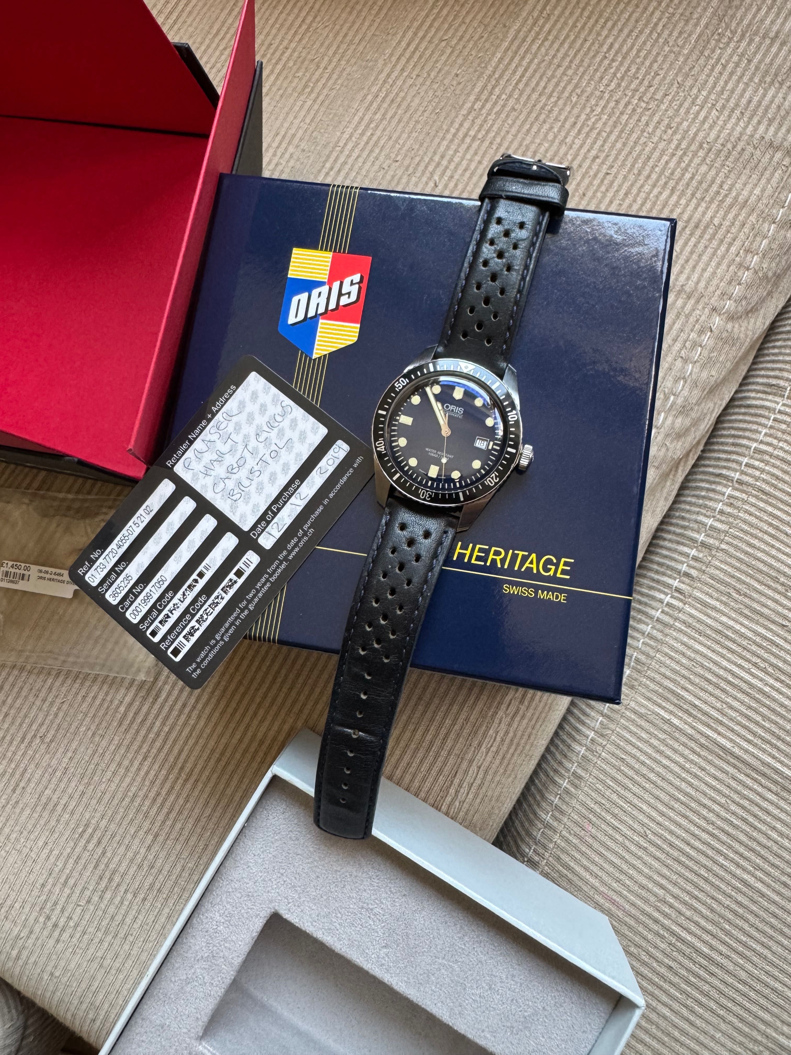 Oris Diver 65 Heritage 42 син