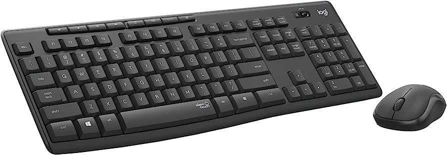 Комплект безжична мишка и клавиатура Logitech MK295/лоджитек безшумни