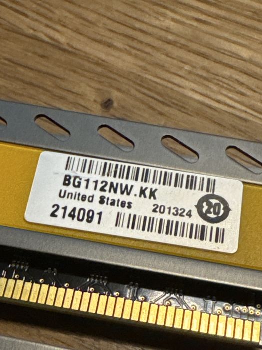 Crucial Ballistix 8GB DDR3 1600 DIMM BLT8G3D1608ET3LX0.16FED 1.35v