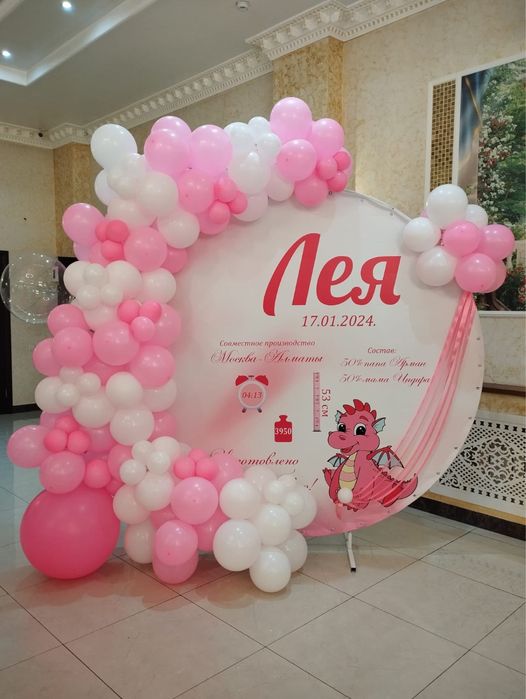 Фотозона от 19 990,арка,оформления, баннер шары акция