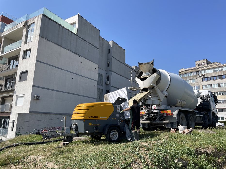 Inchirieri POMPE BETON stationare-fixe/vanzare beton Constanta