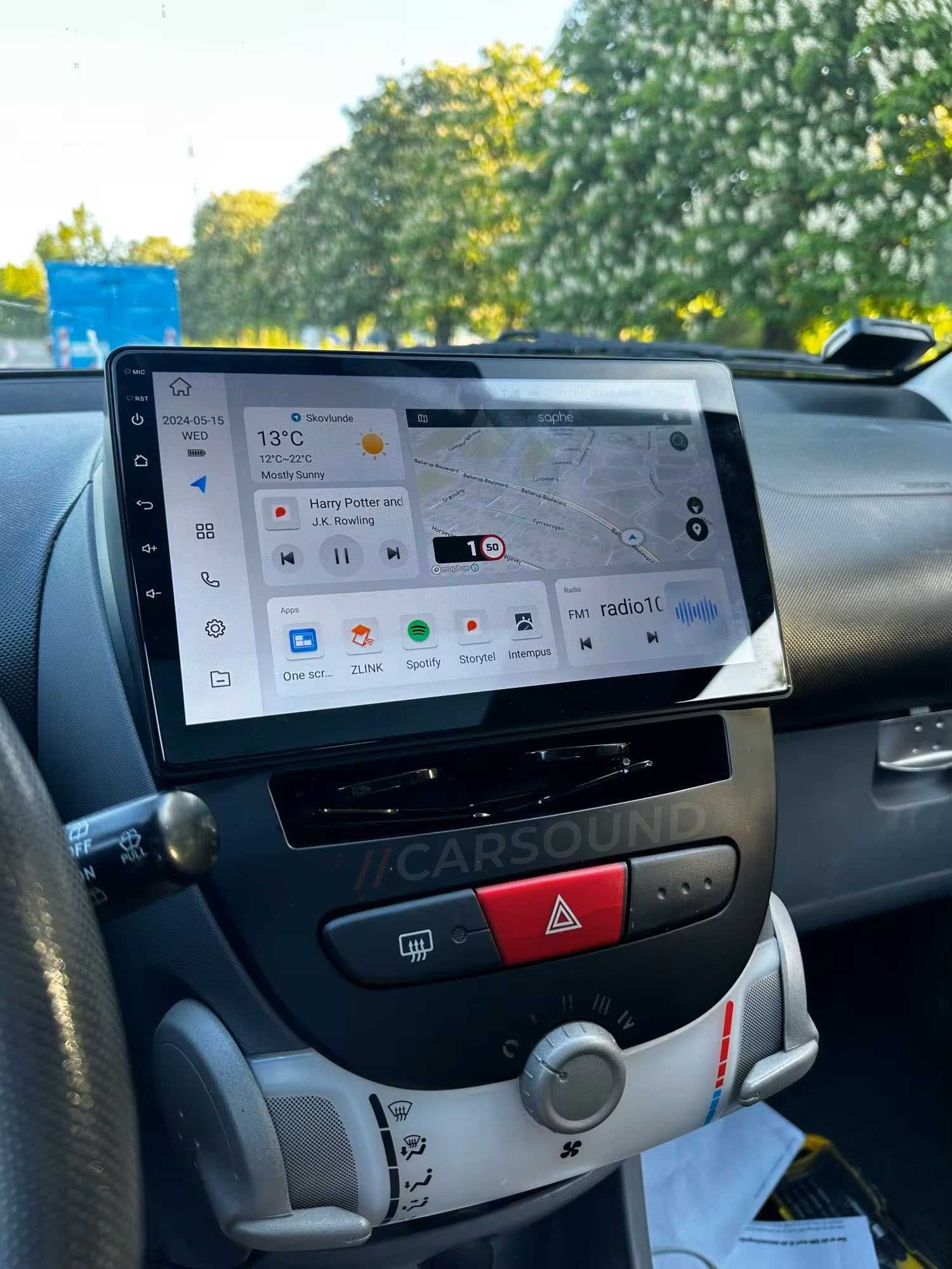 Toyota Aygo - 10.1" Мултимедия Android 14 Айго 05-14 Навигация Андроид