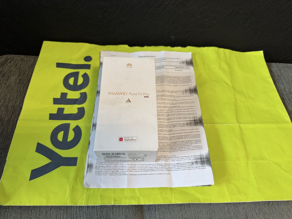 КАТО НОВ 512GB Huawei Pura 70 Pro Гаранция Yettel 2028 Black