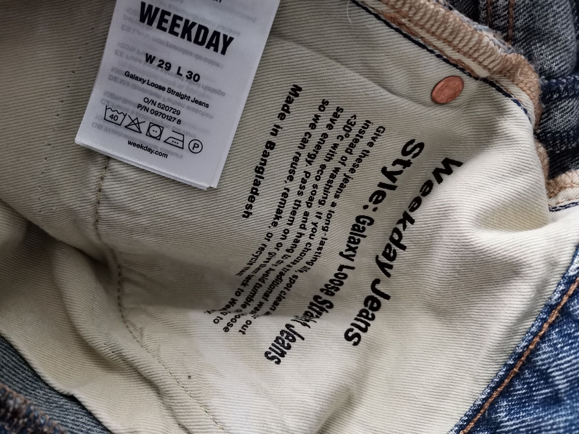 Weekday Galaxy baggy jeans