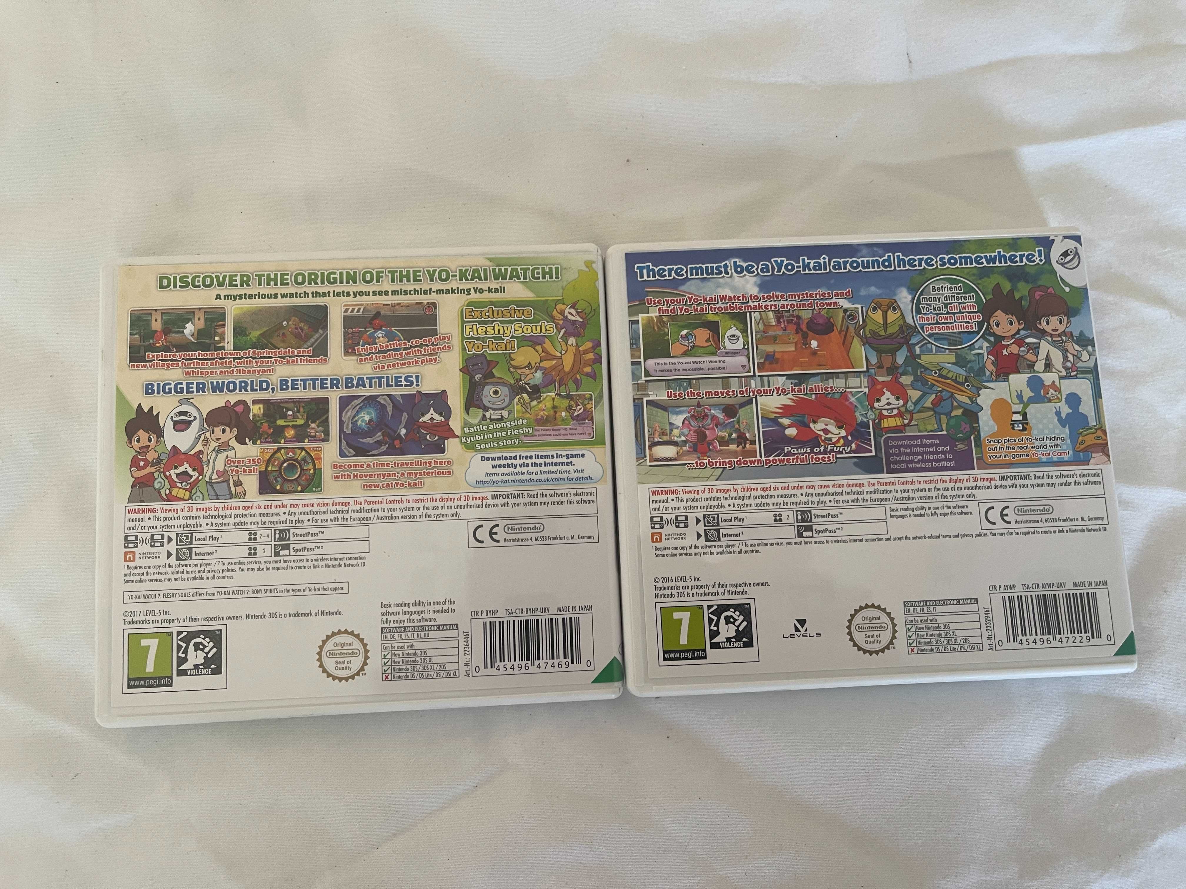 Две игри Yokai Watch за Nintendo 3DS - колекционерски