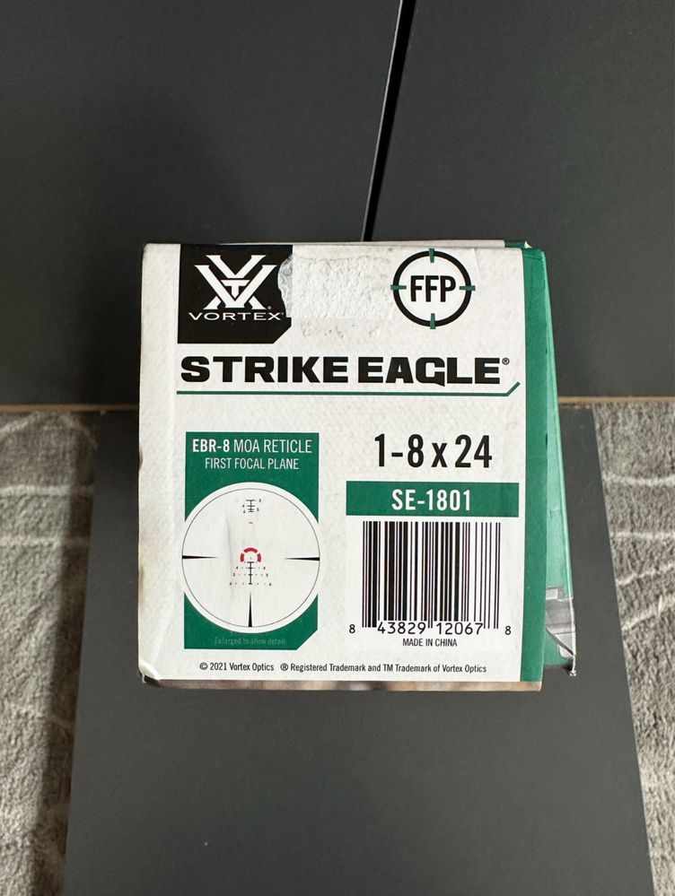 Оптика Vortex Strike 1-8x24 FFP New Gen