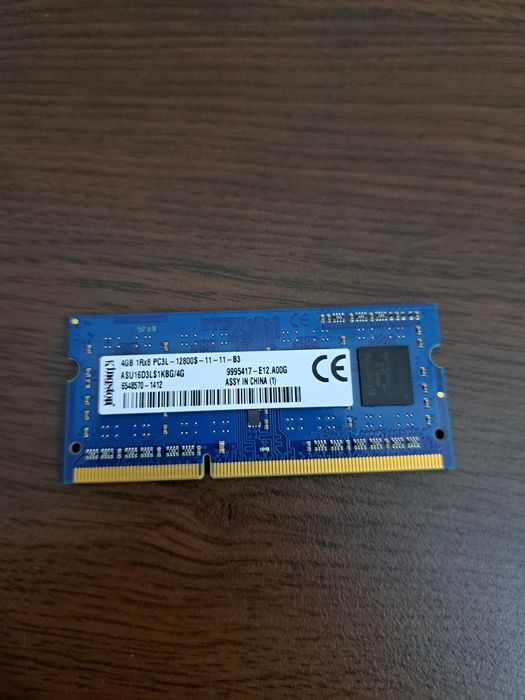 RAM ddr3l 4GB 1600MHz