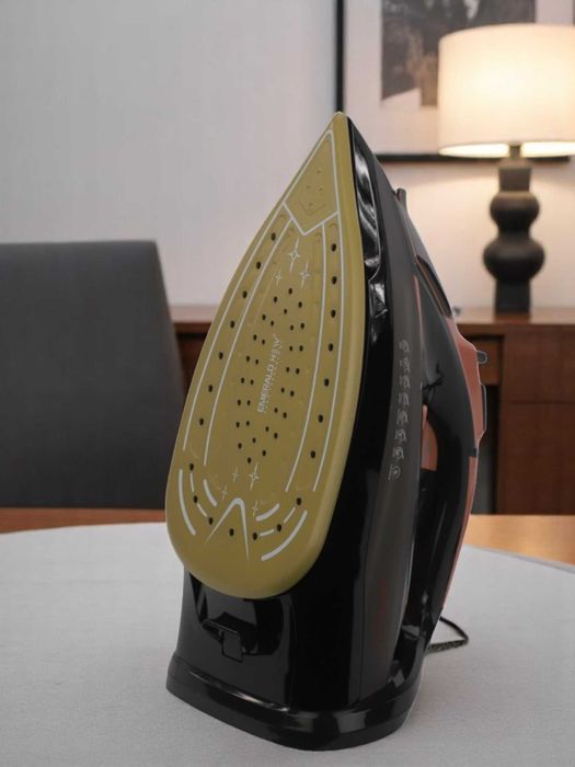 Утюг паровой для глажки, с антипригарным покрытием