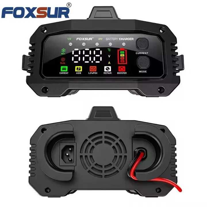 Умно зарядно за акумулатори 12V/24V, 25А, с функция Десулфатизация.