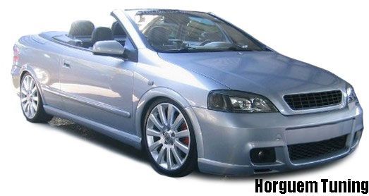 Bara fata Opel Astra G OPC-Look cu proiectoare cromate