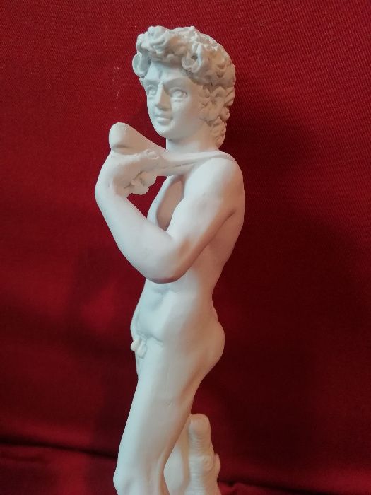 DAVID Michelangelo STATUETA Sculptura Figurina Bibelou Alabastru Italy