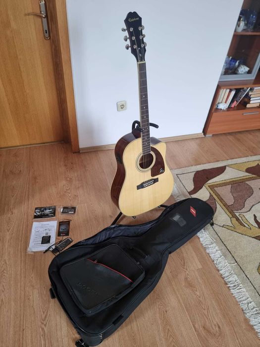 Chitara electroacustica Epiphone AJ-220SCE/N