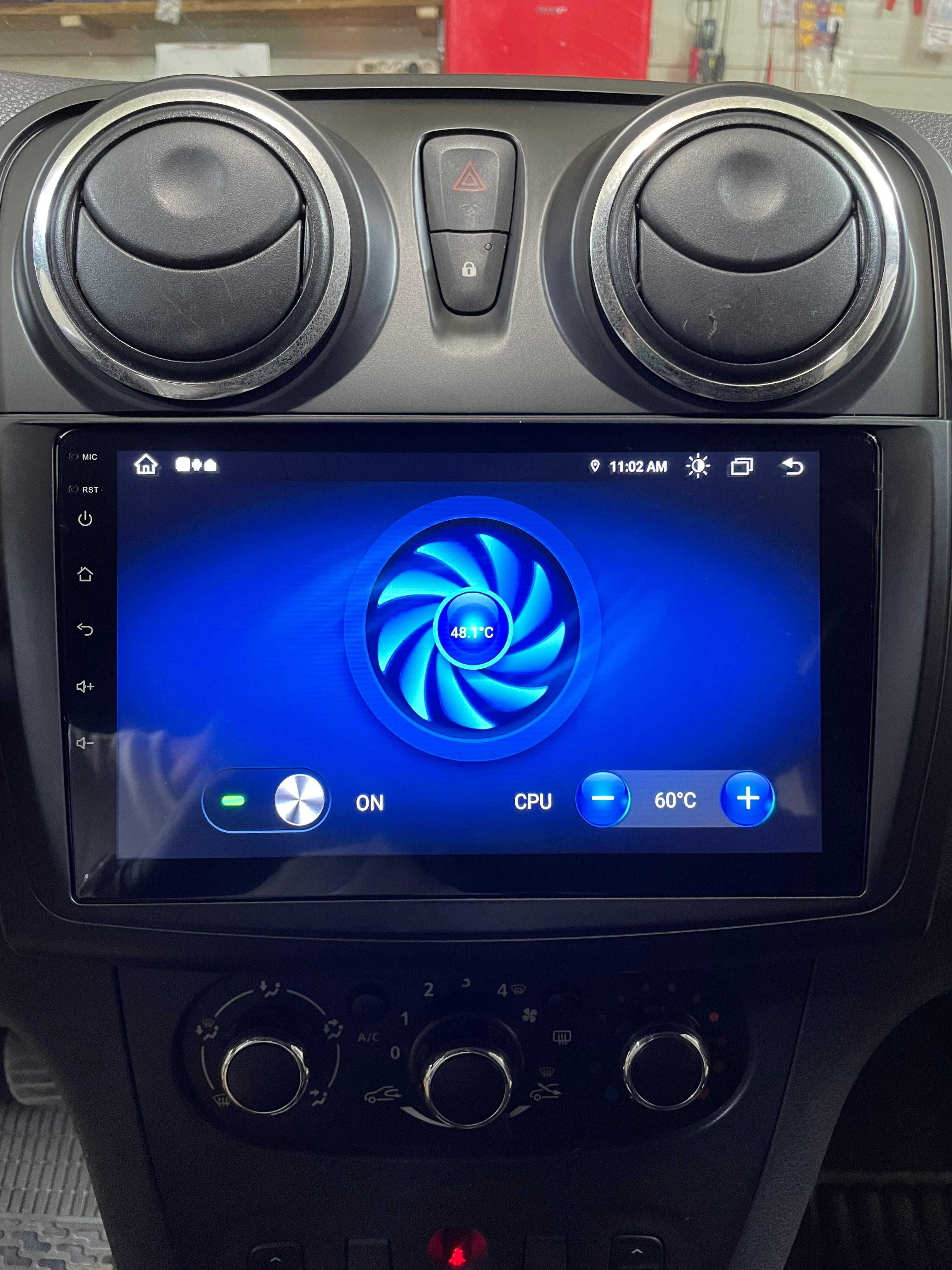 Navigatie Android Dacia Logan 2 Carplay Android Auto + Camera