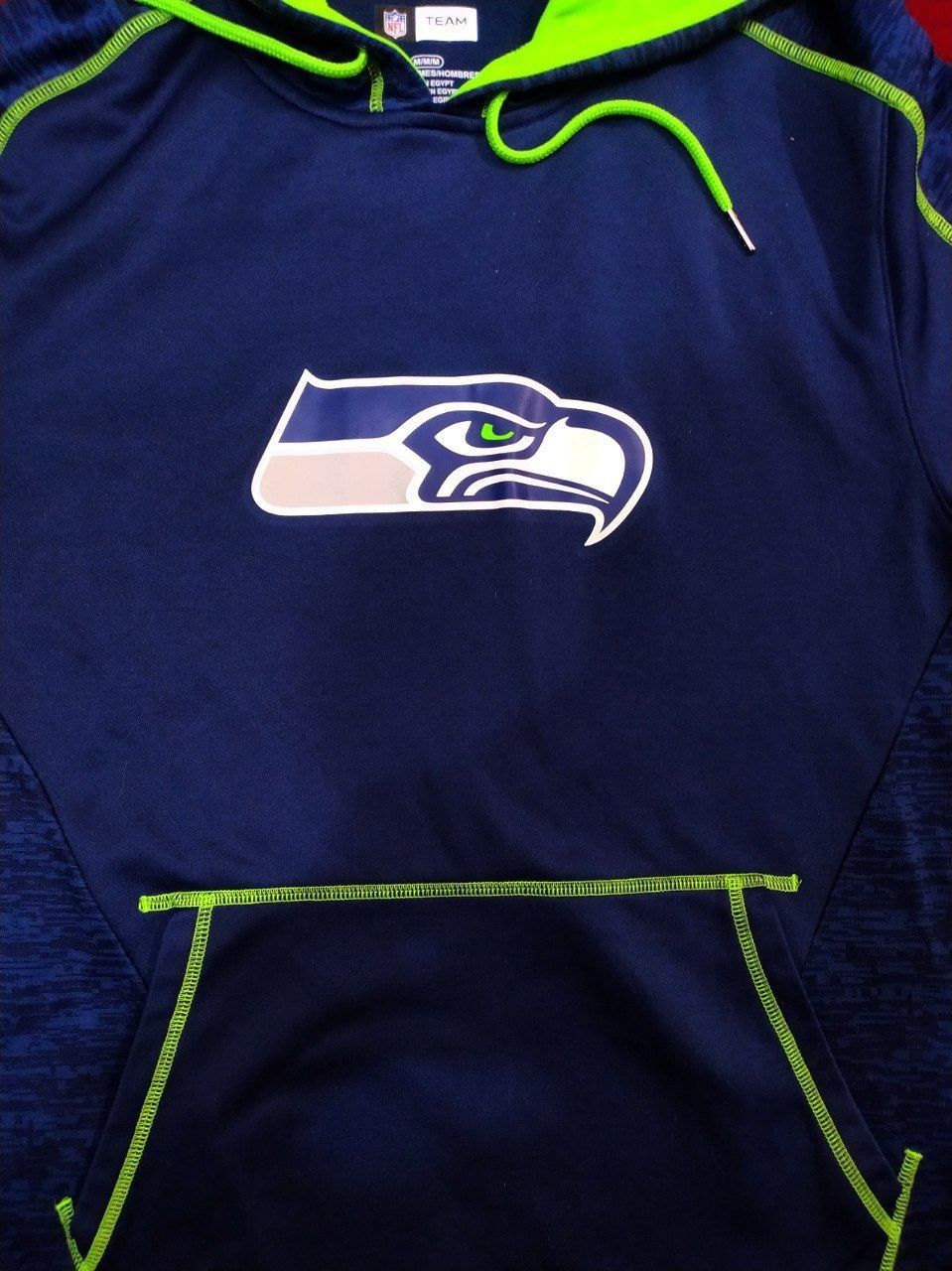 Из США мужская толстовка, с капюшоном Seattle Seahawks Performance