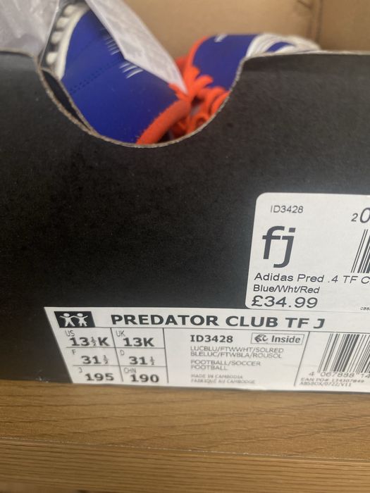 Adidas predator club стоножки и бутонки