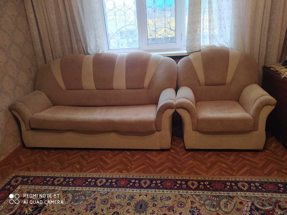 Продам диван и кресло