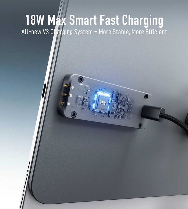 iPad M4 13"  uchun simsiz quvvatlovchi podstavka - KUXIU X38 Pro MAX