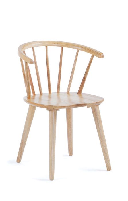 Vand 2 scaune dining maro din lemn Trise Kave Home