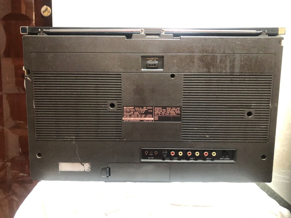 Vintige stéréo radio casetofon sharp GF 555