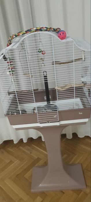 Colivie papagali cu picior detașabil, 56*33, 122 h.cu accesorii